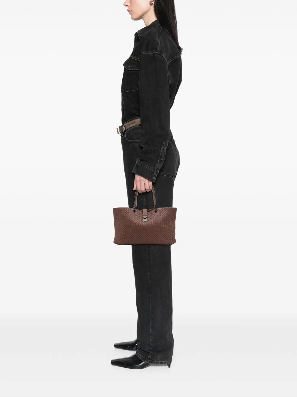 Bottega Veneta Pre-Owned 2012-2024 Large Nappa Intrecciato Capri tote bag | Pre-Owned | Image 2