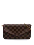 Louis Vuitton Pre-Owned 2019 Damier Ebene Pochette Felicie crossbody bag - Brown