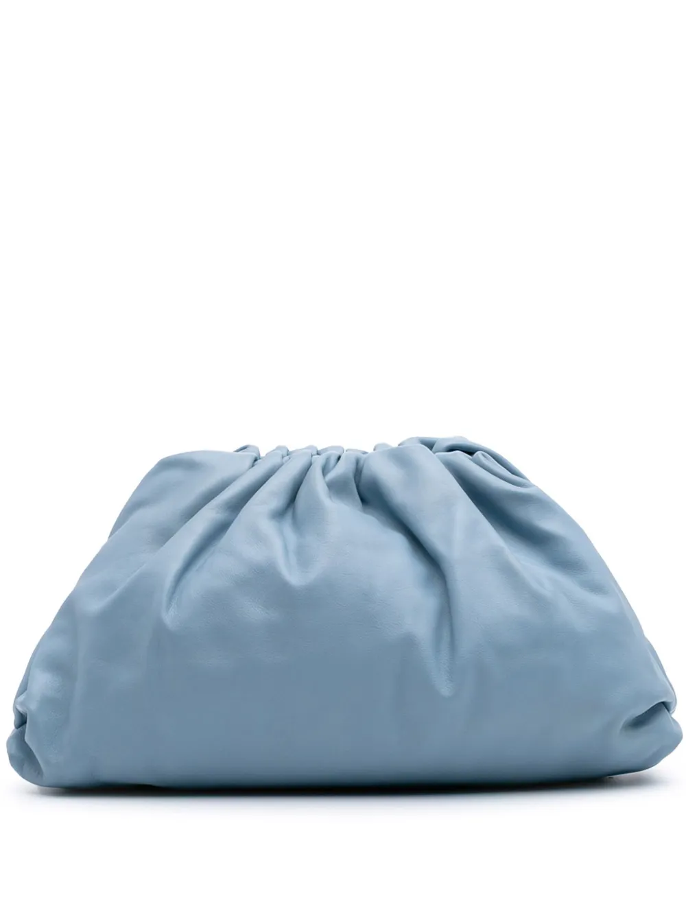 Bottega Veneta Pre-Owned 2012-2024 Lambskin The Pouch clutch bag - ブルー Bottega Veneta Pre-Owned 2012-2024 Lambskin The Pouch clutch bag - ブルー