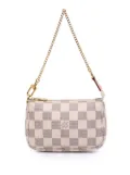 Louis Vuitton Pre-Owned 2020 Damier Azur Mini Pochette Accessoires handbag - White