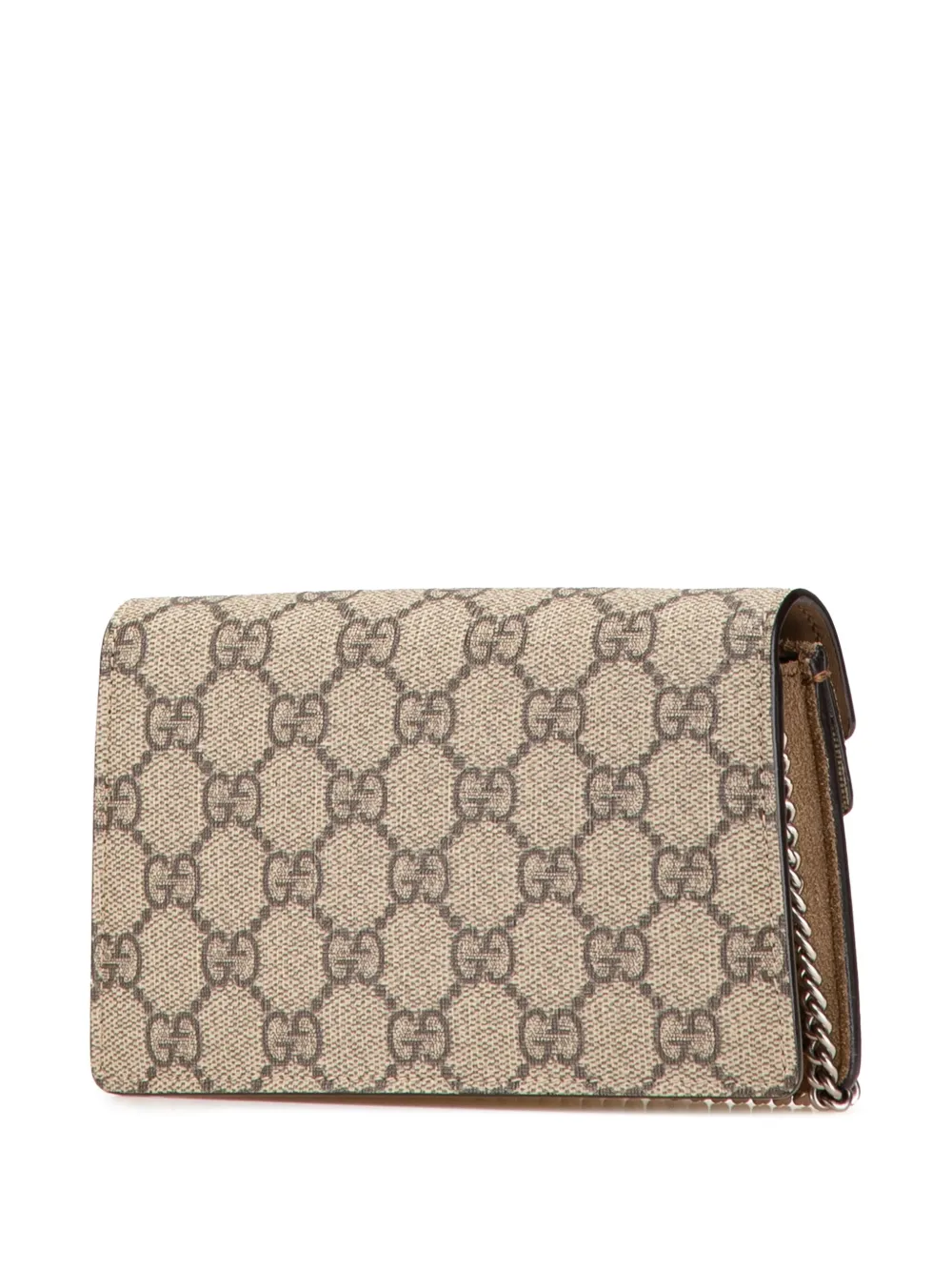 Pre-owned Gucci 2016-2025 Mini Gg Supreme Dionysus Crossbody Bag In Brown