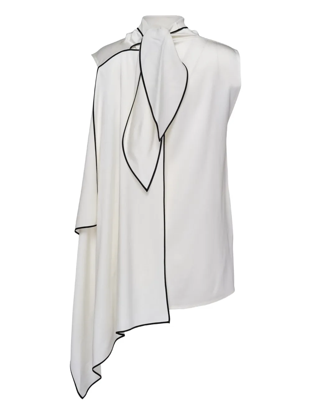 Stella McCartney asymmetric high-neck blouse | White | Image 1