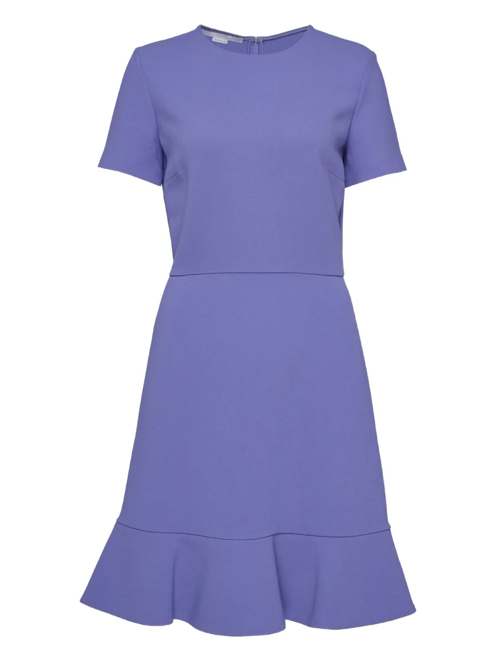 Stella McCartney short-sleeve ruffled mini dress Blauw
