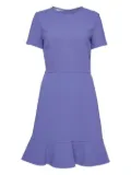 Stella McCartney short-sleeve ruffled mini dress - Blue