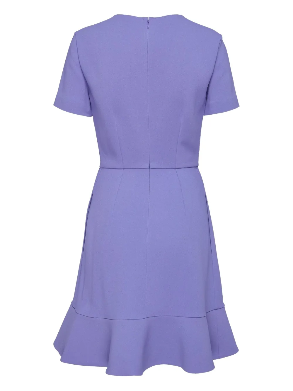 Stella McCartney short-sleeve ruffled mini dress Blauw