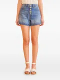 Ulla Johnson button-fly denim short shorts - Blue