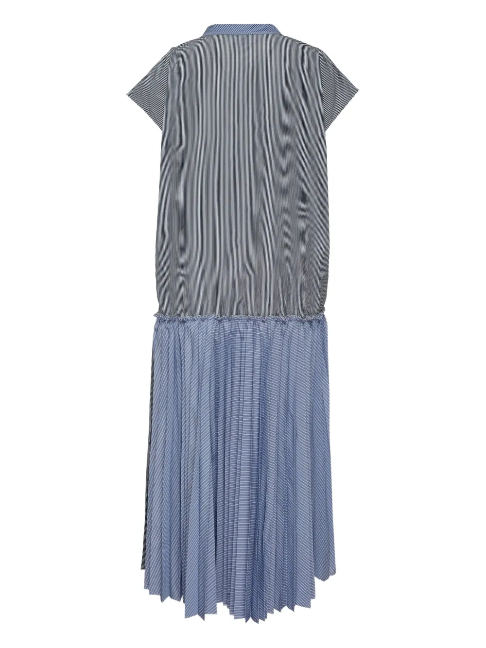 Sofie D'hoore pleated-panel shirt dress Grijs