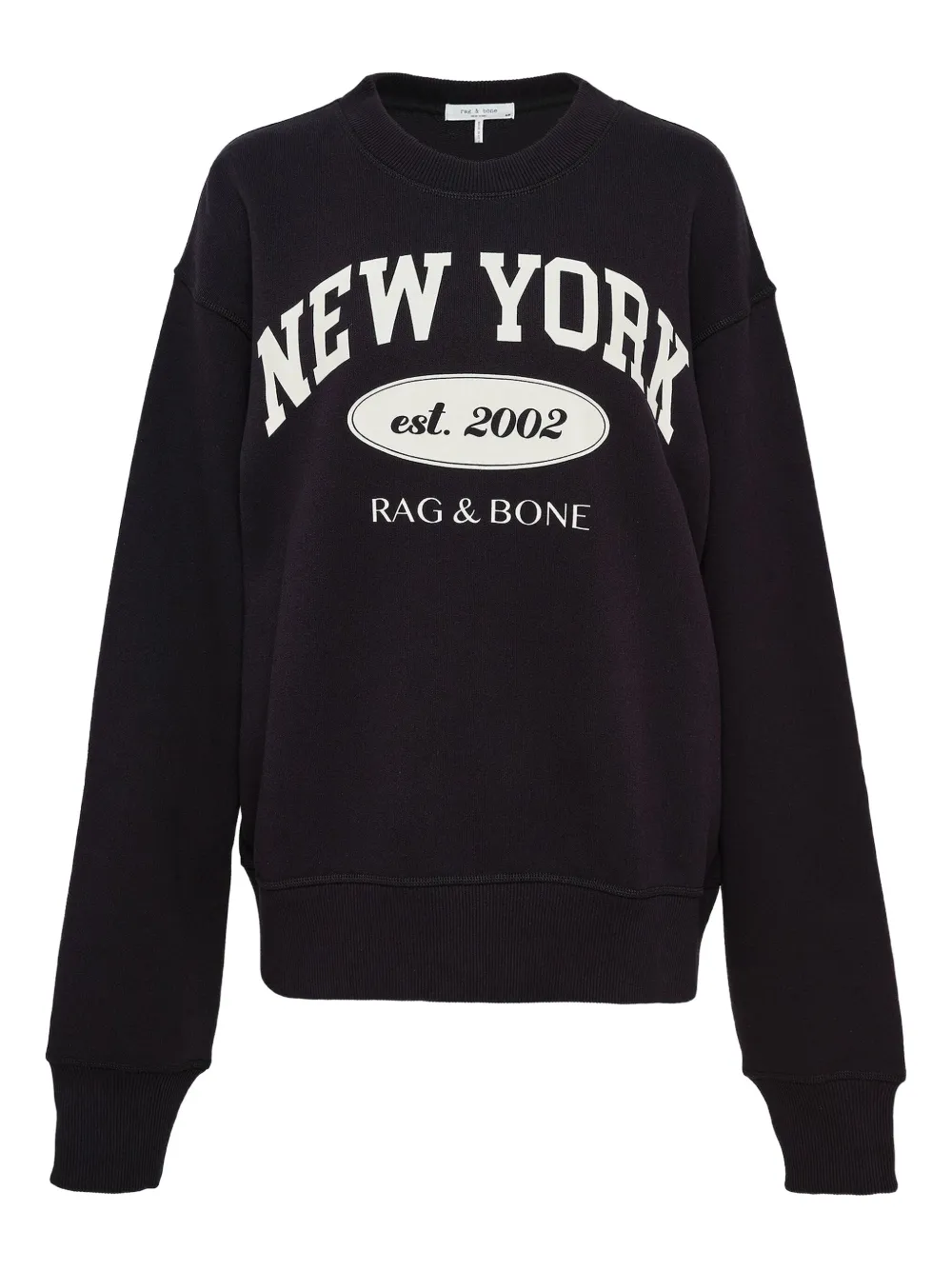 Rag & bone logo-print sweatshirt Zwart