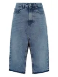 Stella McCartney split-hem denim skirt - Blue