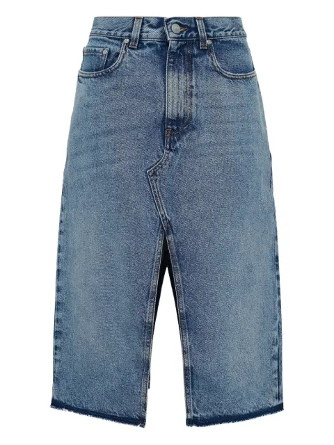 Stella McCartney split-hem denim skirt