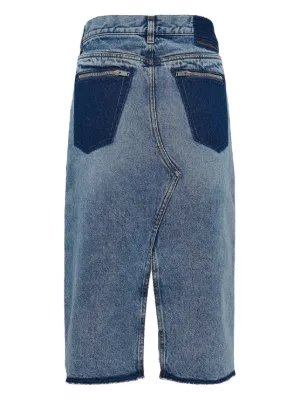 新品同様 ステラマッカートニー シルク混 ラメ リボン 膝丈 ラップスカート Stella McCartney(ステラマッカートニー) スカート(レディース