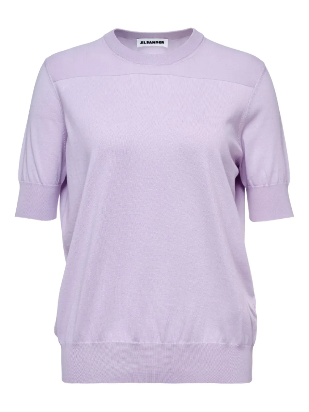 Jil Sander short-sleeve panelled top Paars