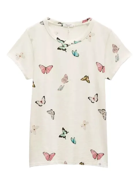 rag & bone butterfly-print t-shirt