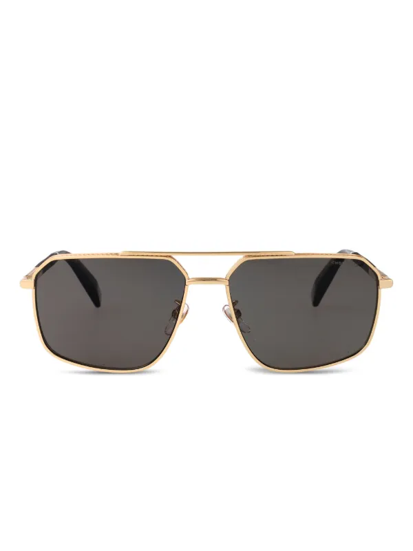 Chopard Eyewear SCHL77 geometric-frame Sunglasses Gold FARFETCH IN