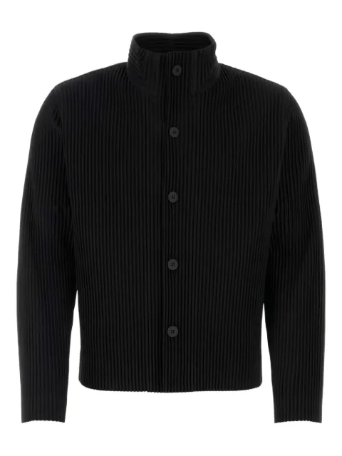 Homme Plissé Issey Miyake pleated button-up jacket