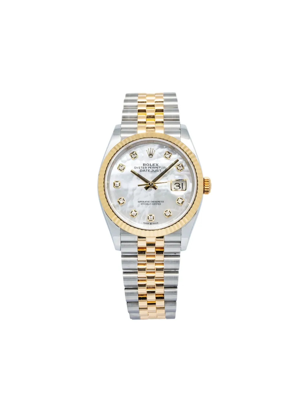 Rolex pre-owned Datejust 36mm - シルバートーン Rolex pre-owned Datejust 36mm - シルバートーン