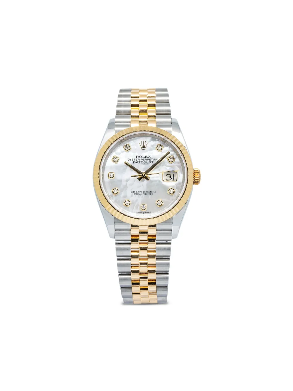 Rolex プレオウンド デイトジャスト 36mm - シルバートーン Rolex プレオウンド デイトジャスト 36mm - シルバートーン