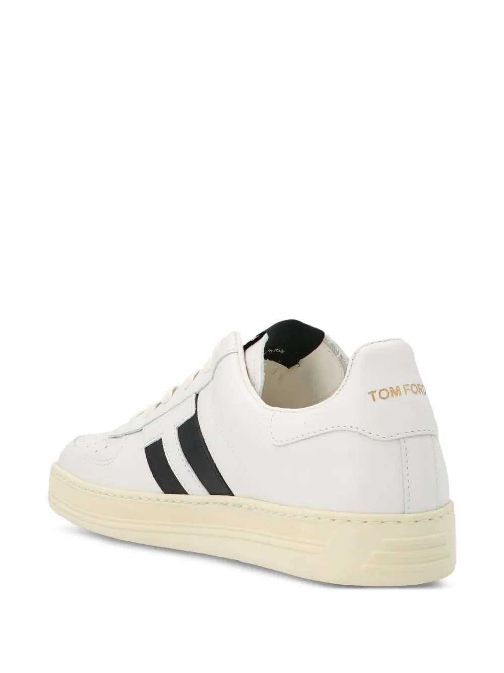 TOM FORD contrast-stripes leather sneakers | Low-Tops | Image 2