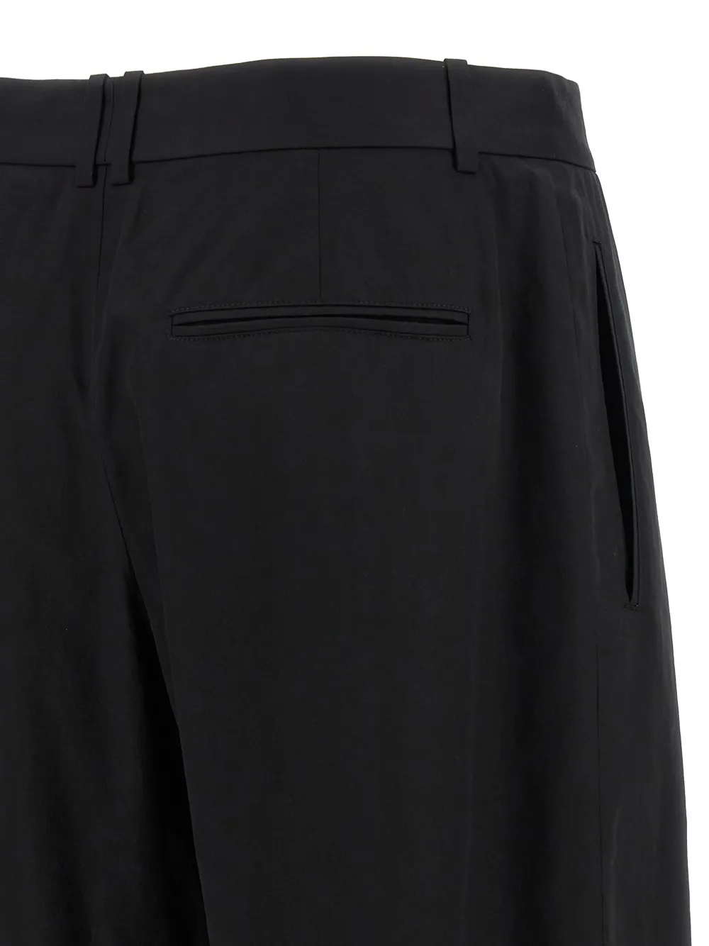 The Row Straight broek Zwart
