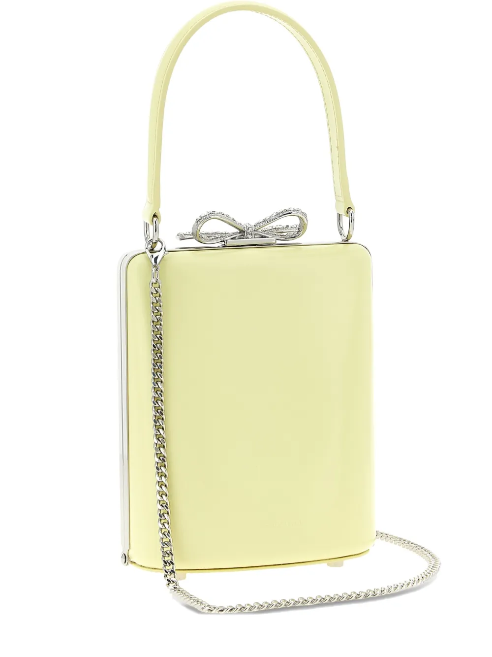 Self-Portrait bolso shopper con lazo de strass | amarillo | Image 1