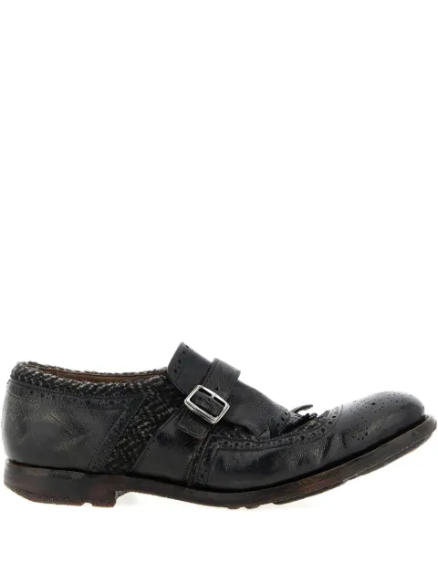 Church's buckle-fastening fringed shoes
