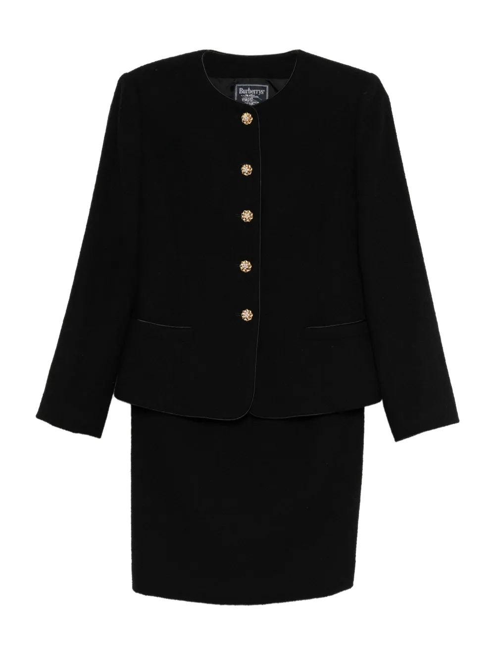 1990-2000s setup suit jacket skirt