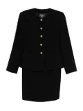 Burberry Pre-Owned 1990-2000s setup suit jacket skirt - Black
