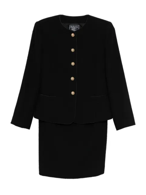 Burberry Pre-Owned طقم بدلة بجاكيت وتنورة من عقد 1990-2000