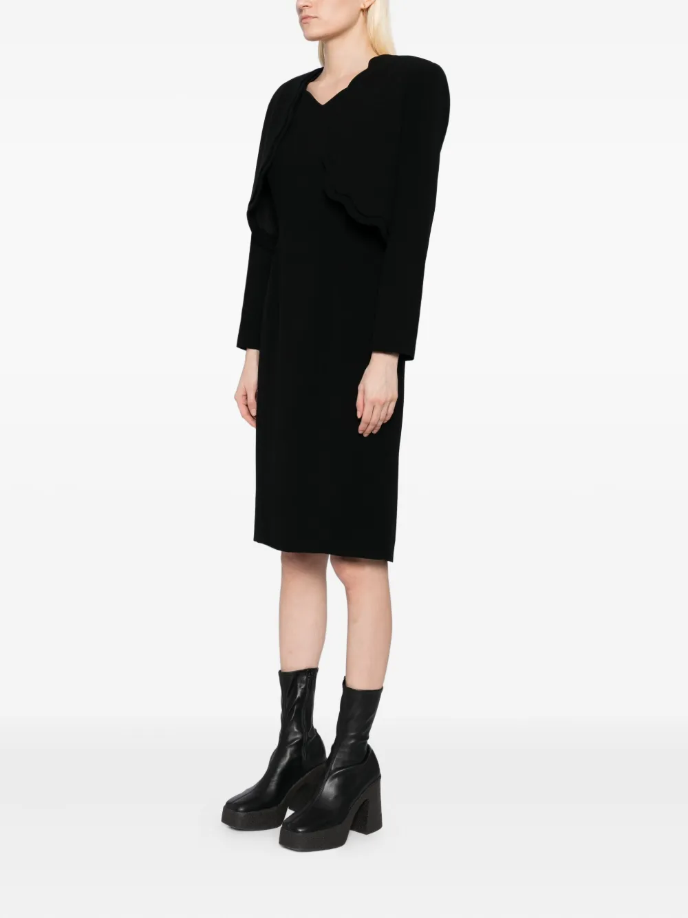 Chloé 1990-2000s Setup mantelpak Zwart