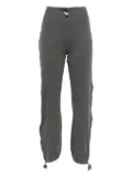 CHANEL Pre-Owned 2002 logo-tape track pants - Grey