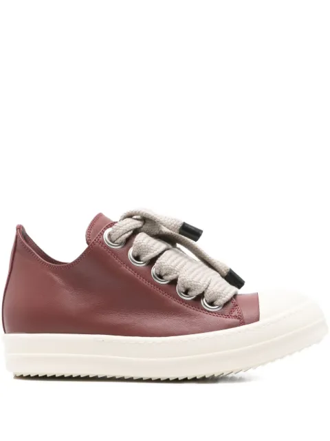 Rick Owens leather lace-up sneakers
