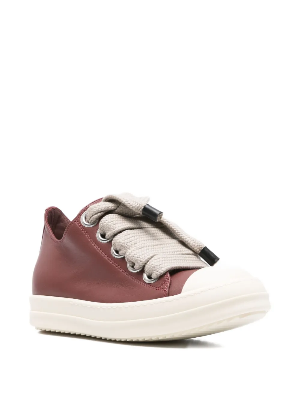 Rick Owens Leren sneakers - Rood