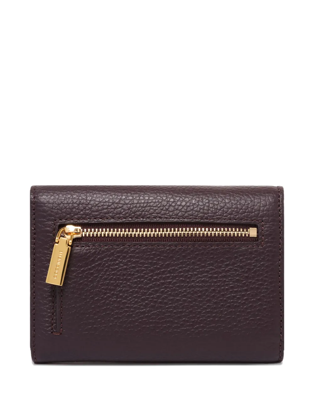 Coccinelle zip-fastening clasp wallet - Bruin