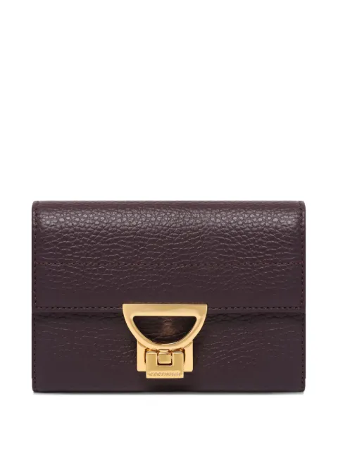 Coccinelle zip-fastening clasp wallet