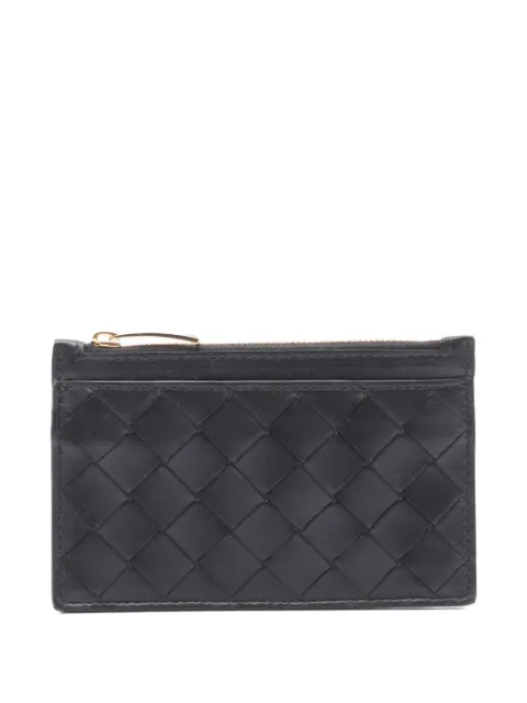 Bottega Veneta Pre-Owned محفظة عملات معدنية جلد بتصميم إنترشياتو 2021