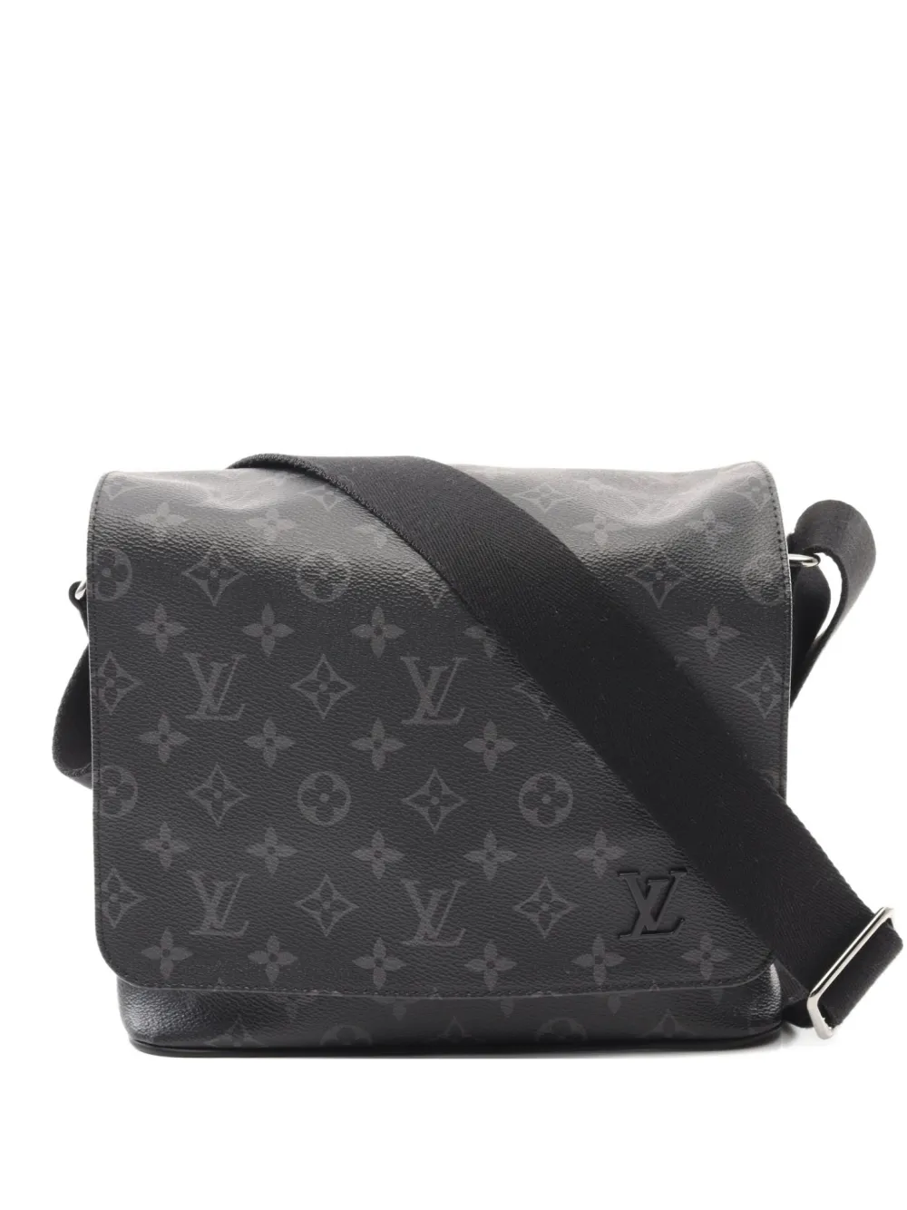 Louis Vuitton Pre-Owned 2017 monogram eclipse shoulder bag | Black | Image 1