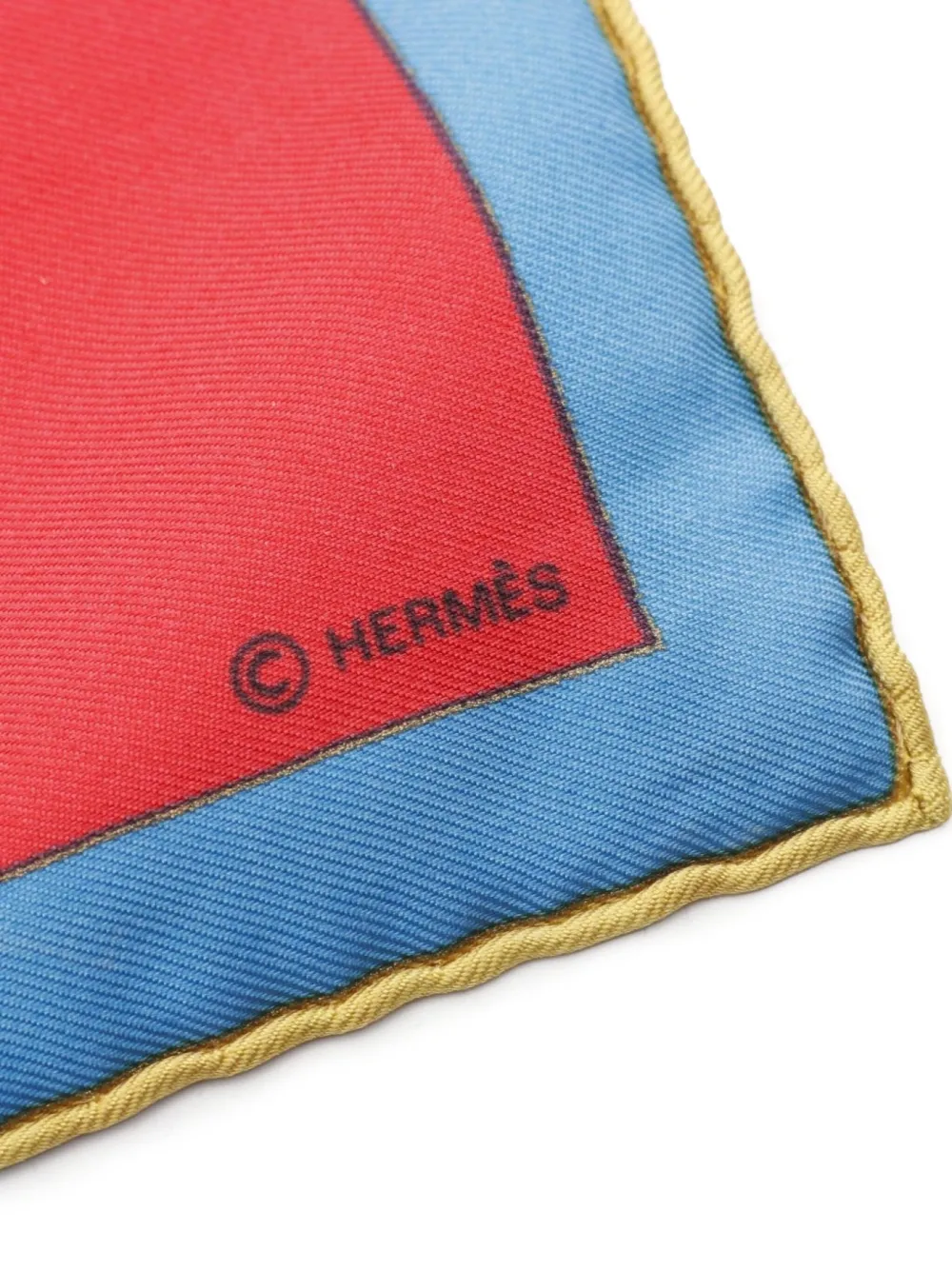 Hermès Pre-Owned 2010s Carres 90 LES FEUX DE L'ESPACE silk scarf | Image 2