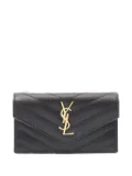 Saint Laurent Pre-Owned 2021 quilted wallet - Black