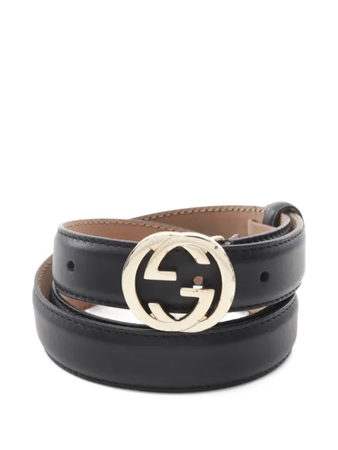 Gucci Pre-Owned 2010s Interlocking G leather belt
