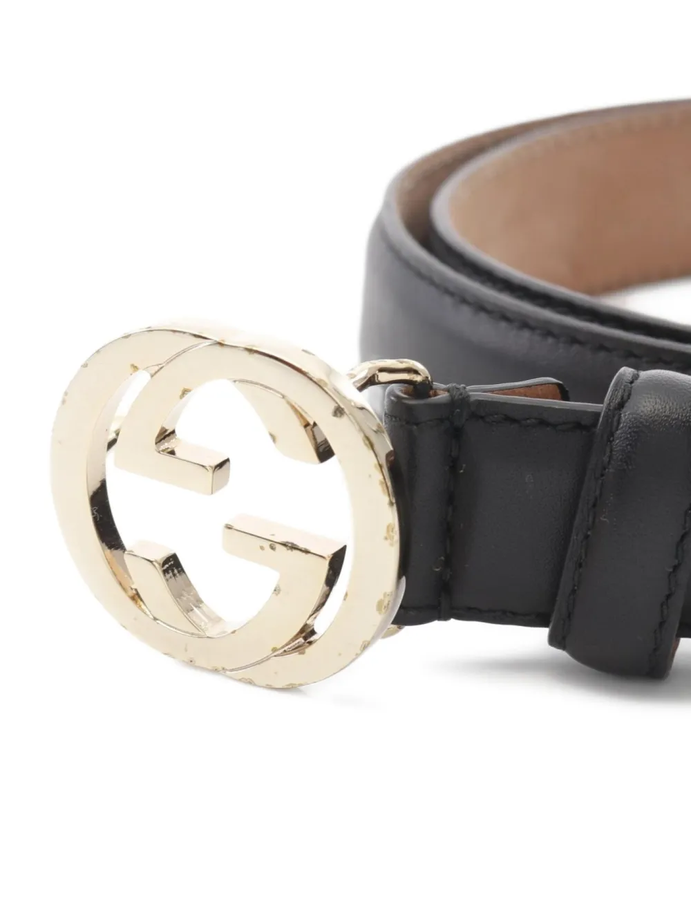 Gucci Pre-Owned 2010s Interlocking G leather belt | Image 2