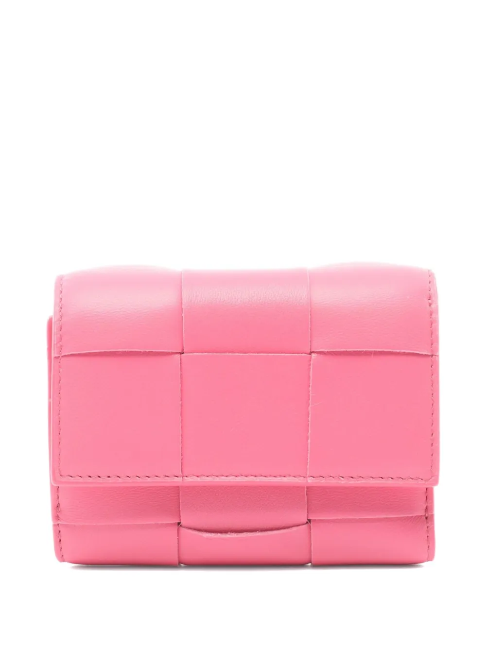 Bottega Veneta Pre-Owned 2021 cassette intrecciato wallet | Pink | Image 1