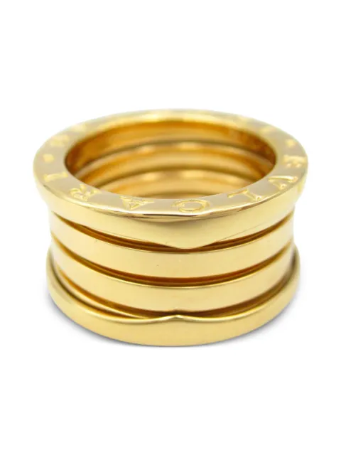 Bvlgari Pre-Owned 2010s 18K yellow gold B.Zero1 ring