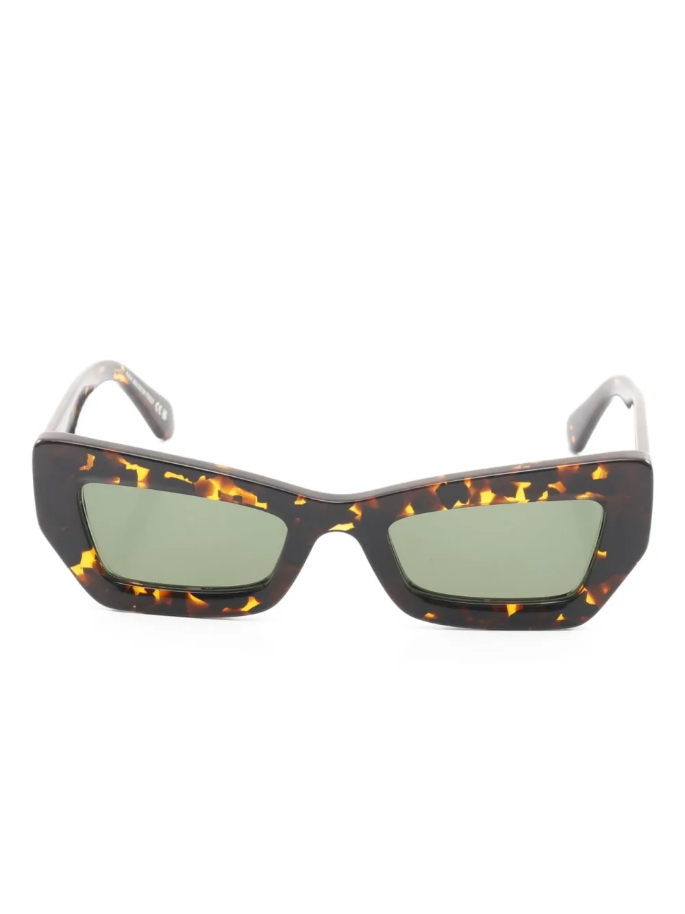 Off-White Pre-Owned 2021 Arthur tortoiseshell sunglasses | Brown | Image 1