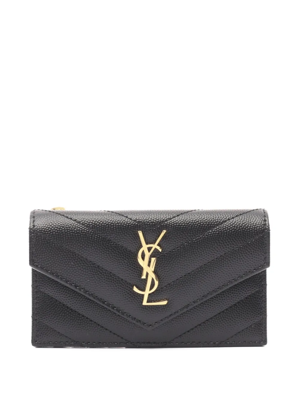 Saint Laurent Pre-Owned tarjetero Fragment con monograma 2021 | negro | Image 1