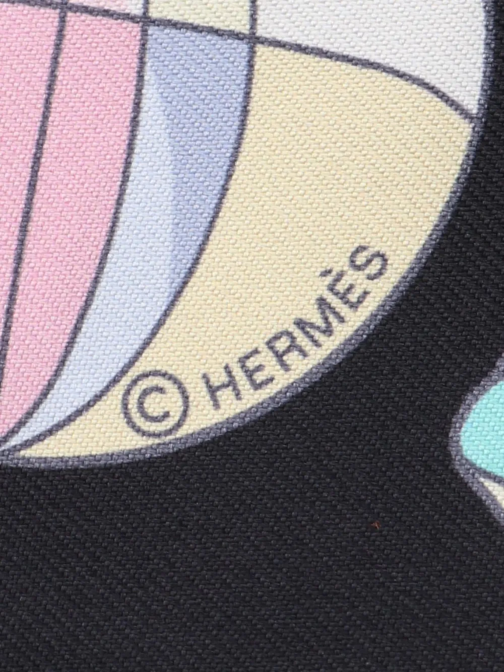 Hermès Pre-Owned 2021 Les Folies do Ciel silk ribbon scarf | Image 2