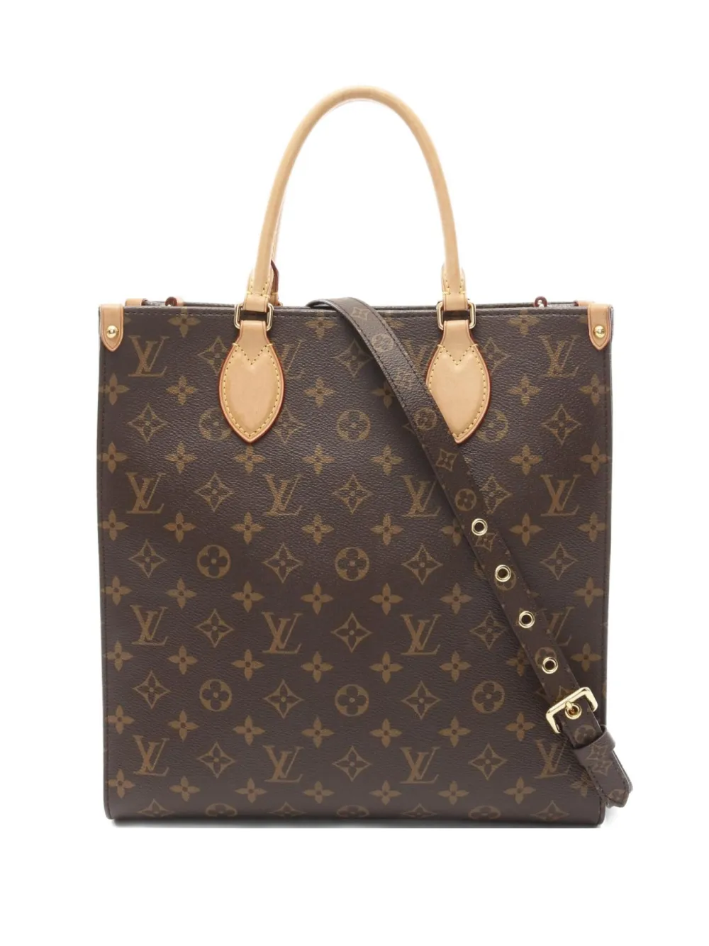 Louis Vuitton Pre-Owned 2021 サックプラ モノグラム ハンドバッグ - ブラウン Louis Vuitton Pre-Owned 2021 サックプラ モノグラム ハンドバッグ - ブラウン