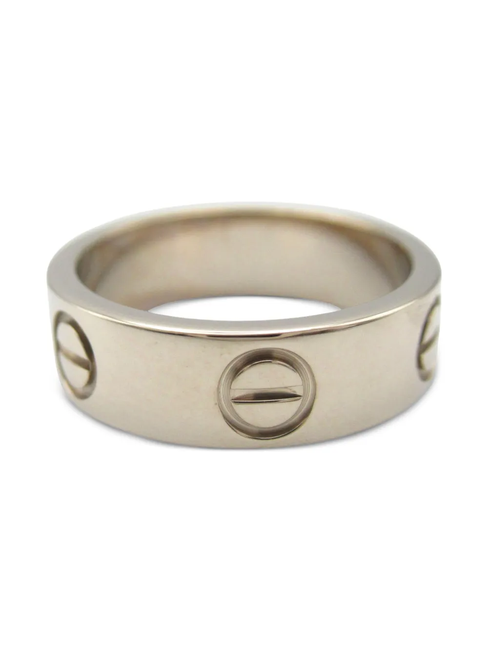 Cartier 2010s Love リング 18Kホワイトゴールド - シルバートーン Cartier 2010s Love リング 18Kホワイトゴールド - シルバートーン