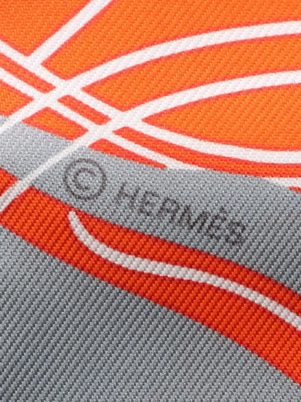 Hermès Pre-Owned 2021 Ex-libris ribbon silk scarf | Image 2