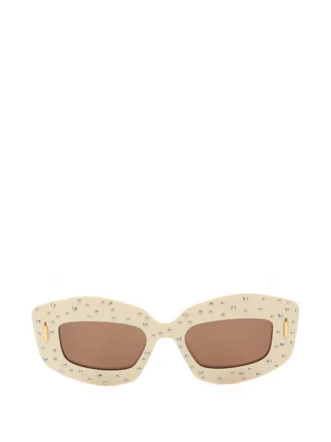Loewe Pre-Owned 2021 rhinestone-embellished cat-eye frame sunglasses