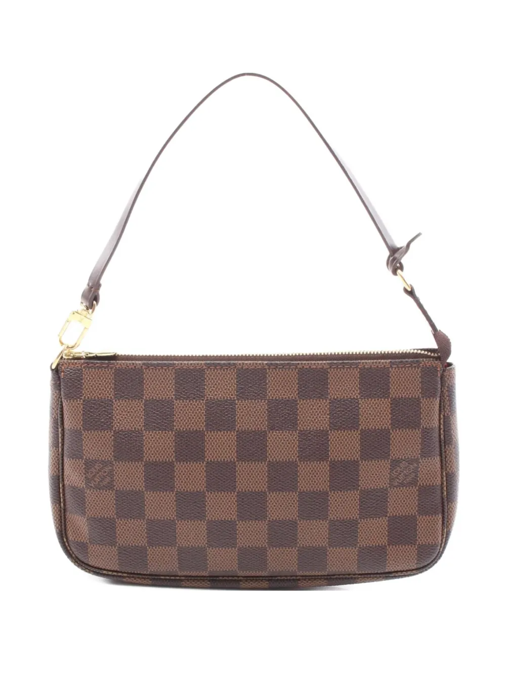 Louis Vuitton Pre-Owned 2006 ダミエ エベヌ ポシェット ショルダーバッグ - ブラウン Louis Vuitton Pre-Owned 2006 ダミエ エベヌ ポシェット ショルダーバッグ - ブラウン
